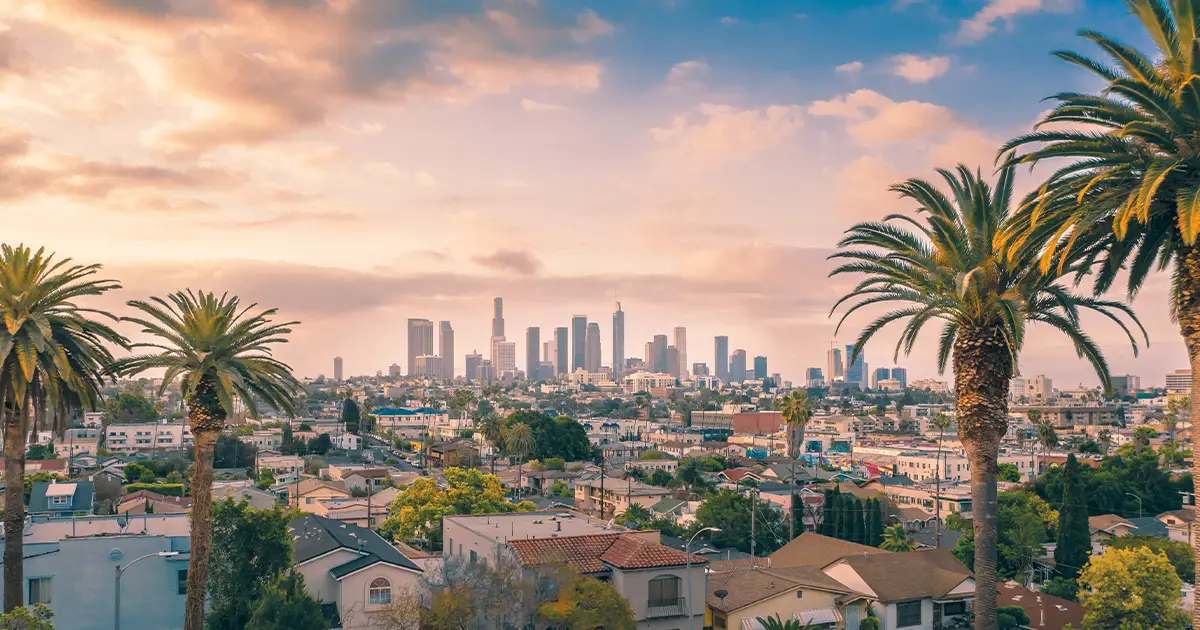 View of Downtown Los Angeles, California